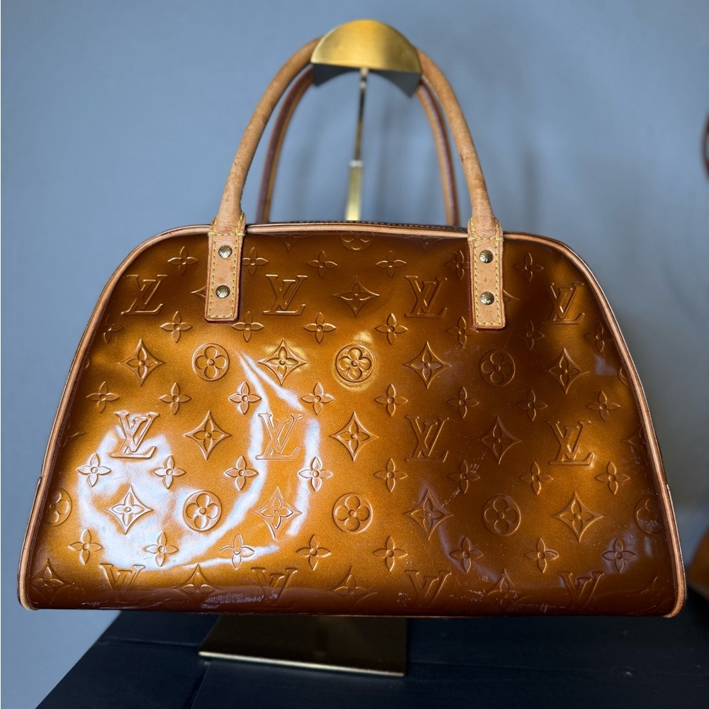 Louis Vuitton Bronze Vernis Bag